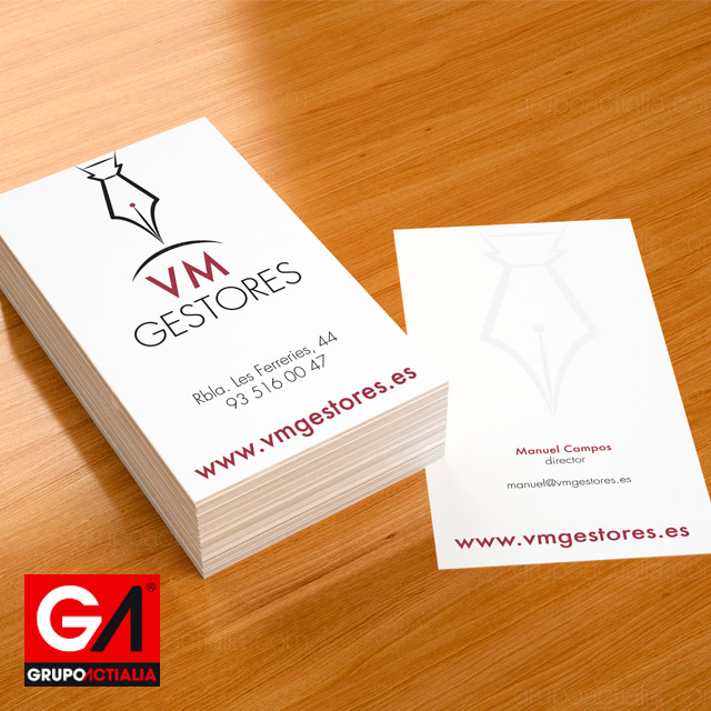 Diseño Gra´fico Tarjetas en Girona